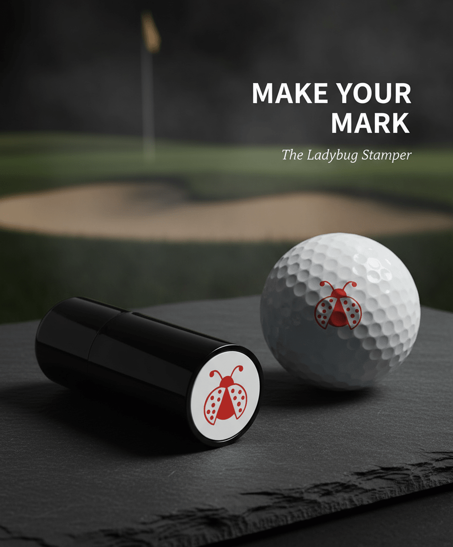 Quick-Dry Golf Ball Stamper