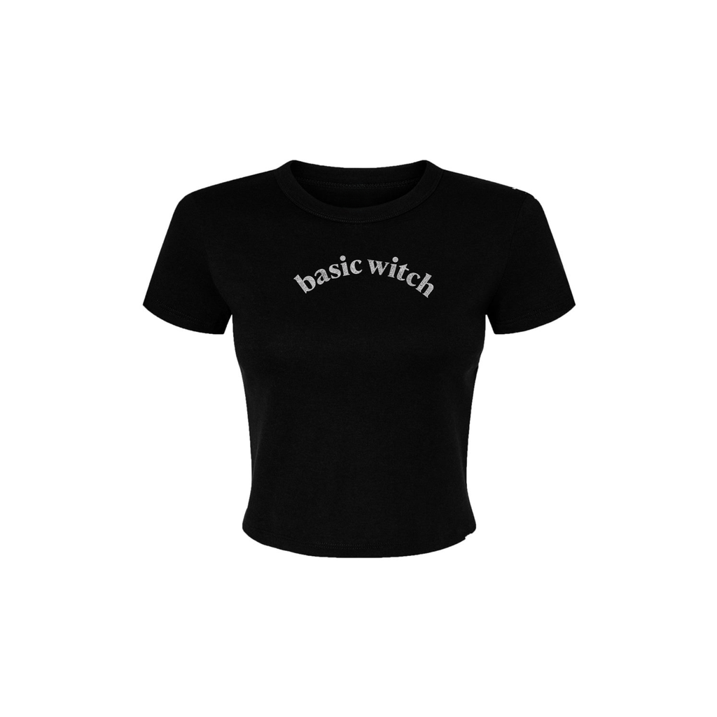 Basic Witch Women's Fitted Baby Tee | Halloween