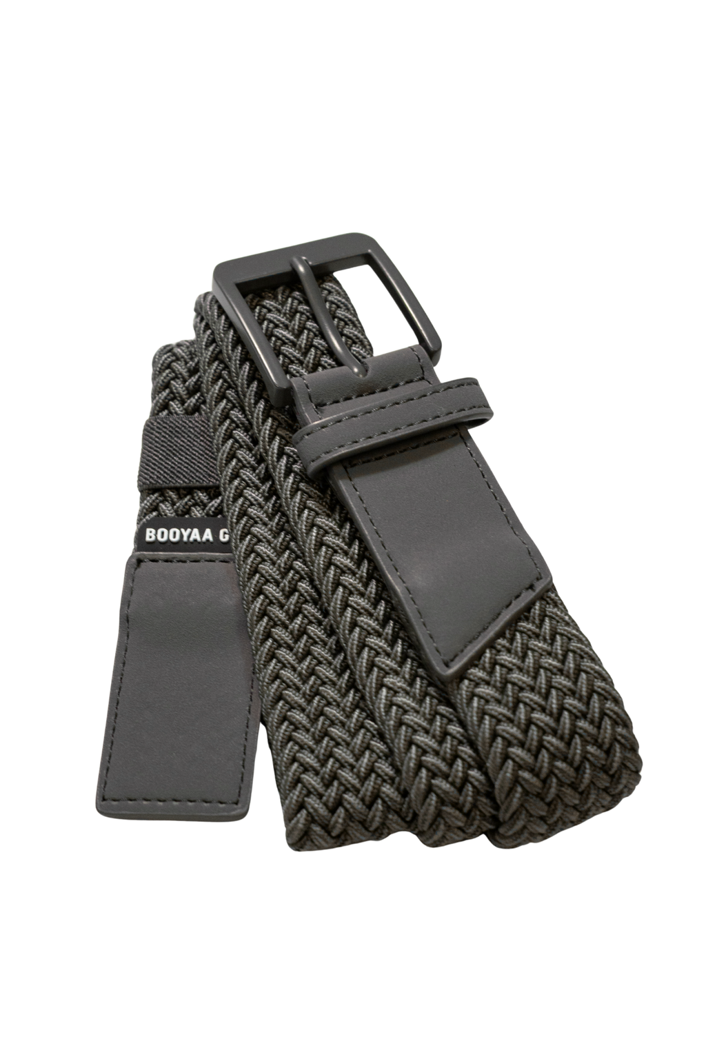BOOYAA PREMIUM BELT - Woven Gray Stretch