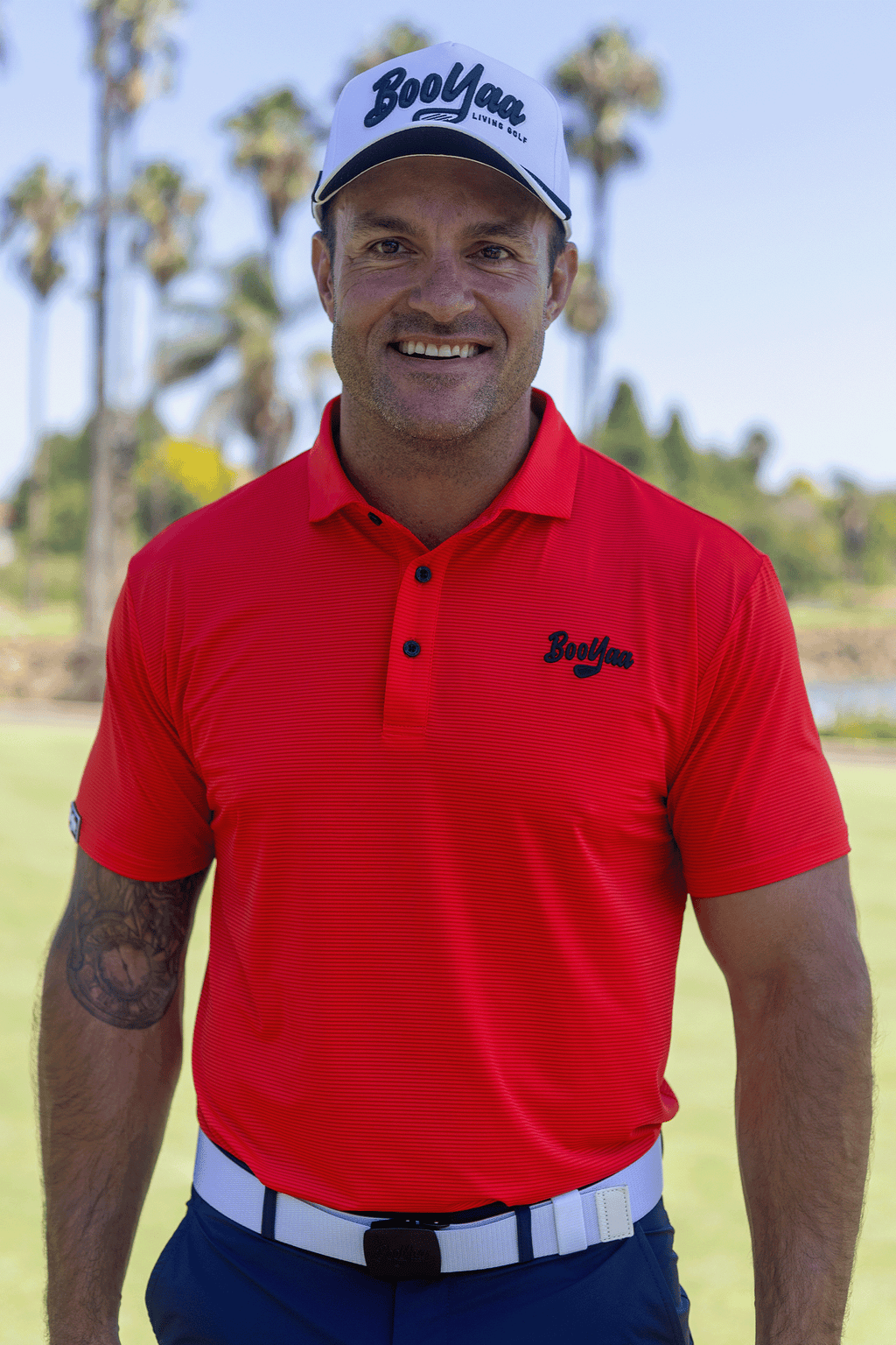 TIGER RED - VINTAGE COLLECTION - BOOYAA GOLF SHIRT