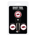 Arkansas Razorbacks Divot Tool + 3 Ball Markers