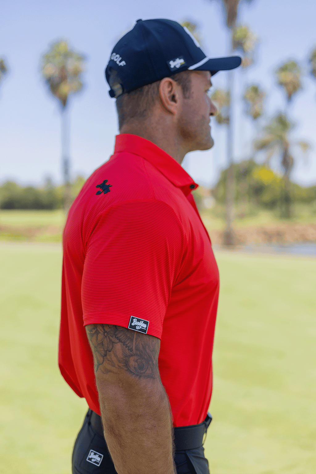 TIGER RED - VINTAGE COLLECTION - BOOYAA GOLF SHIRT