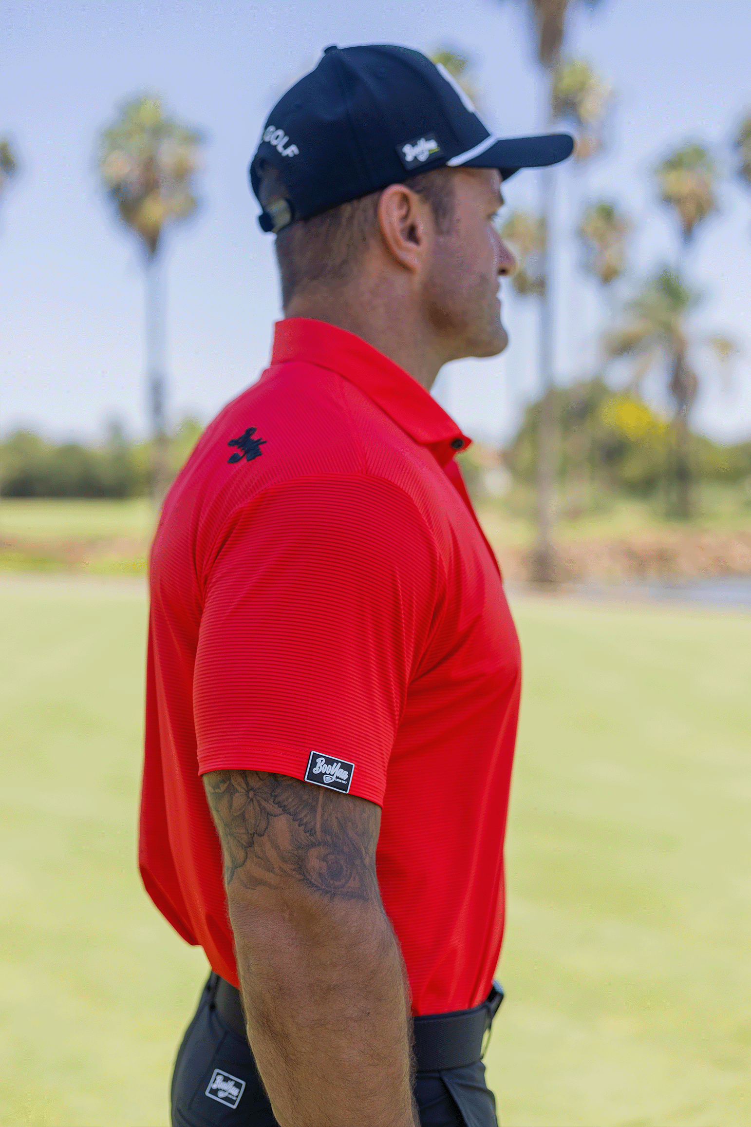 TIGER RED - VINTAGE COLLECTION - BOOYAA GOLF SHIRT