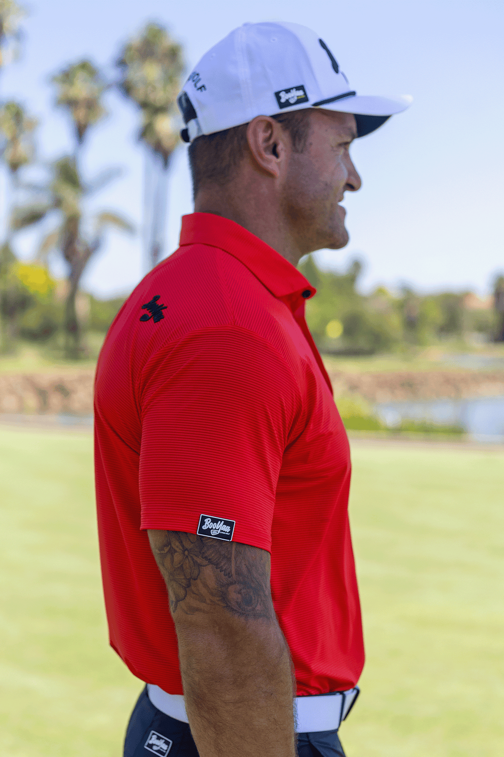 TIGER RED - VINTAGE COLLECTION - BOOYAA GOLF SHIRT