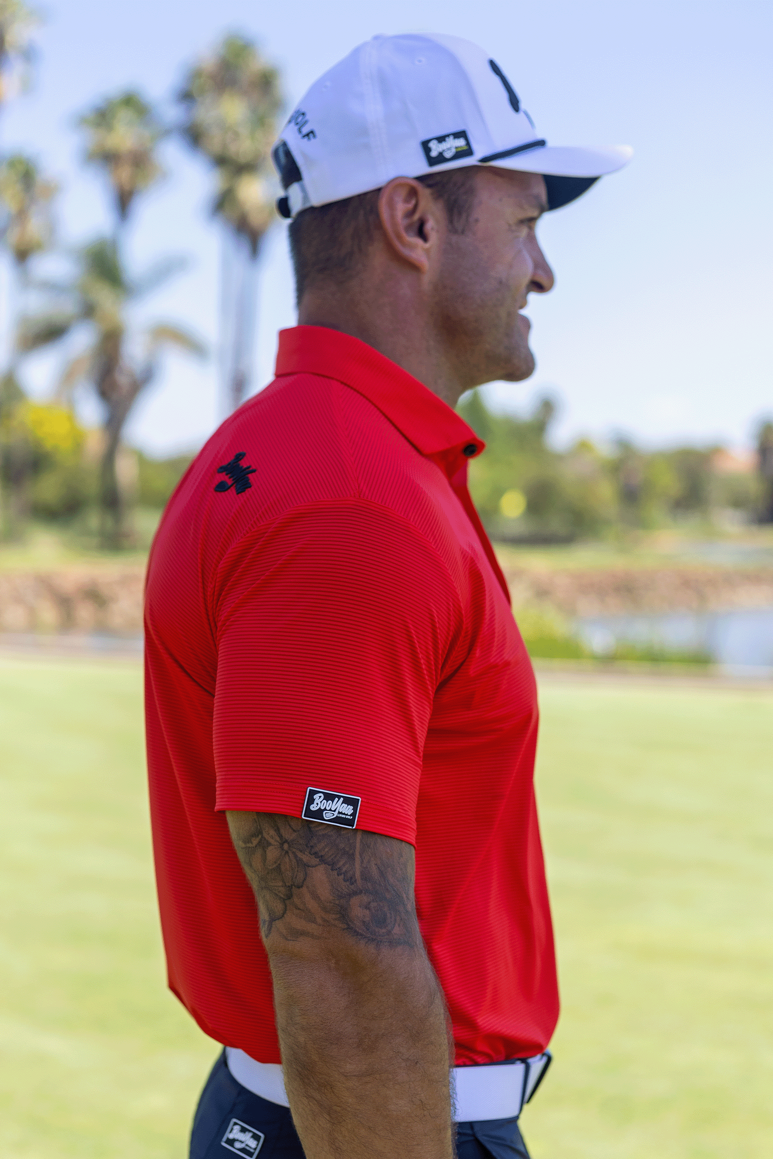 TIGER RED - VINTAGE COLLECTION - BOOYAA GOLF SHIRT