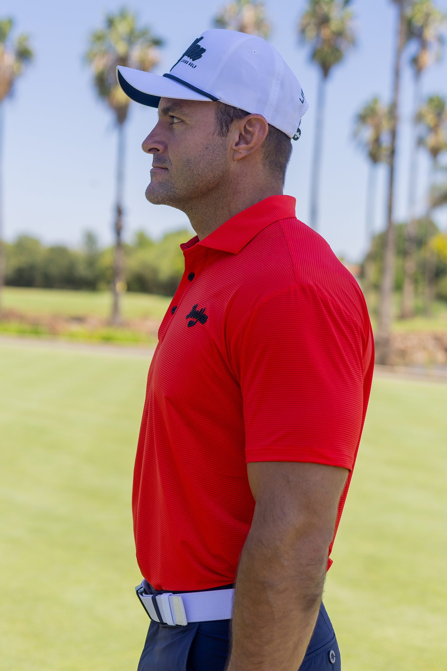 TIGER RED - VINTAGE COLLECTION - BOOYAA GOLF SHIRT