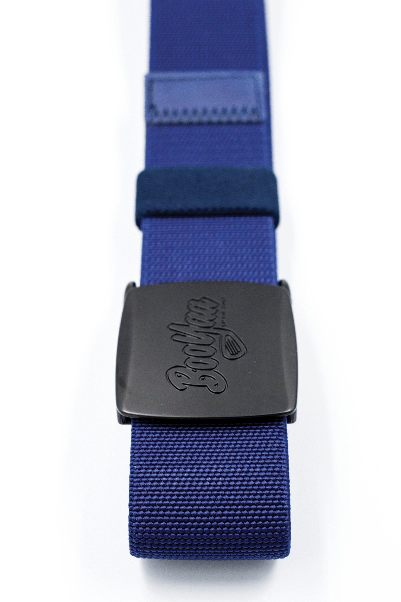 BooYaa Belt - Adjustable Navy Stretch with Black Alloy Buckle