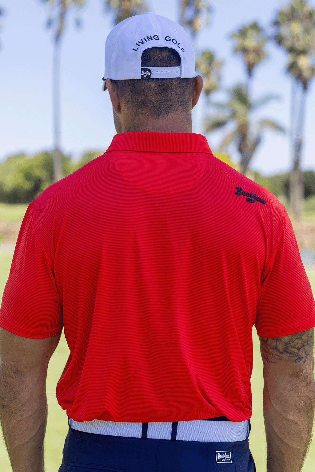 TIGER RED - VINTAGE COLLECTION - BOOYAA GOLF SHIRT