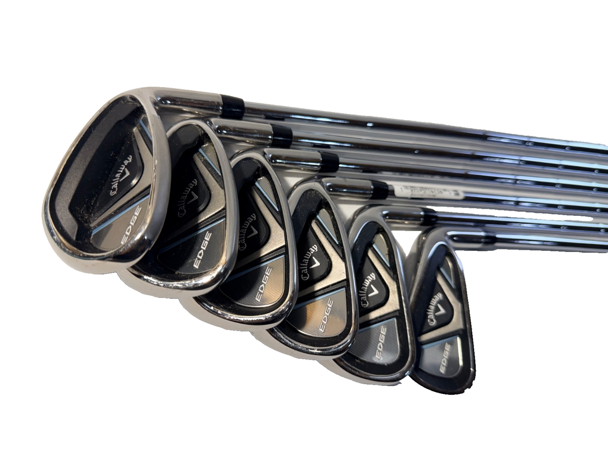 Callaway Edge RH Complete Set Regular Flex Steel 10 Clubs Driver 3W Hyb Putter