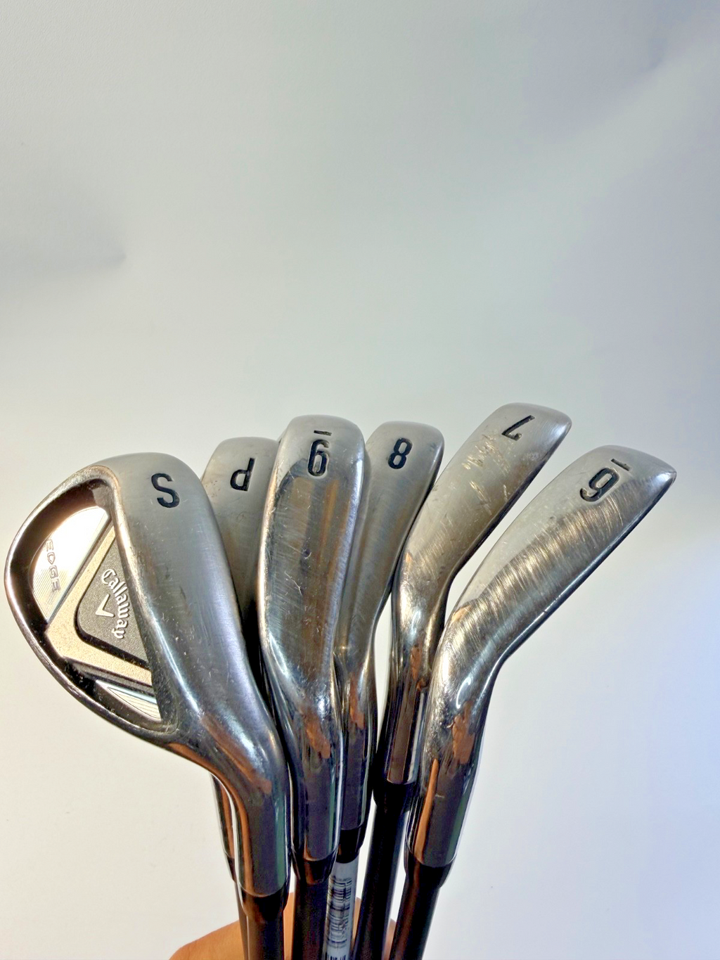 Callaway Edge Graphite Complete Set Mens 10 Clubs Driver 3W Hybrid + Putter RH (Used)