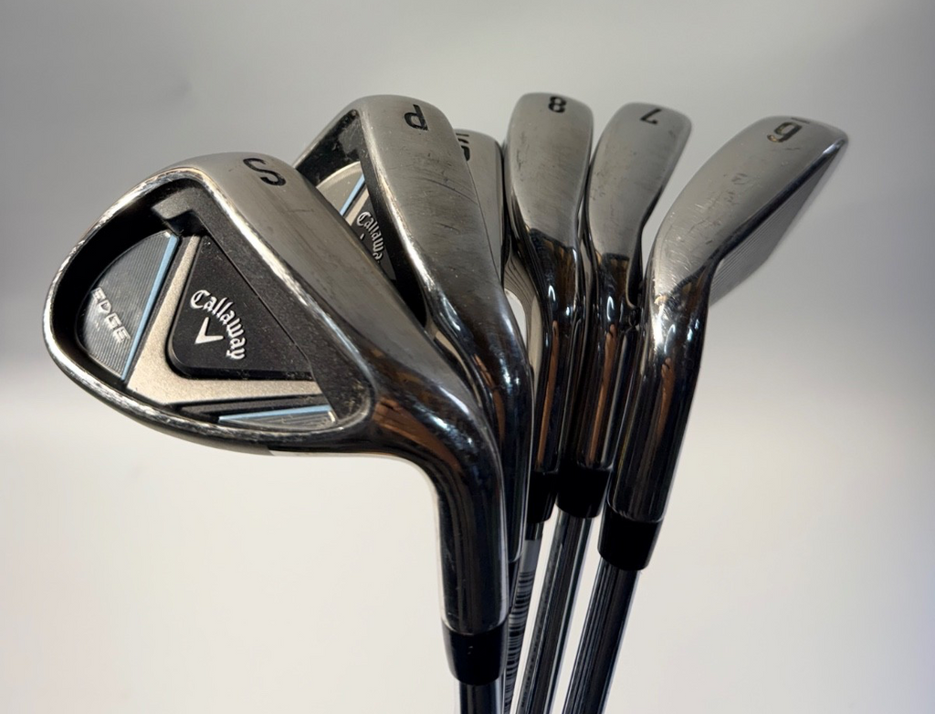 Callaway Edge RH Complete Set Regular Flex Steel 10 Clubs Driver 3W Hyb Putter