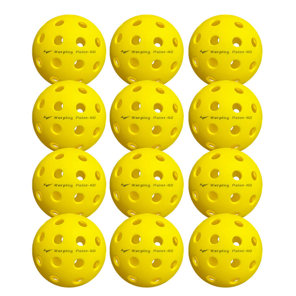 Outdoor Practice Pickleballs - Yellow