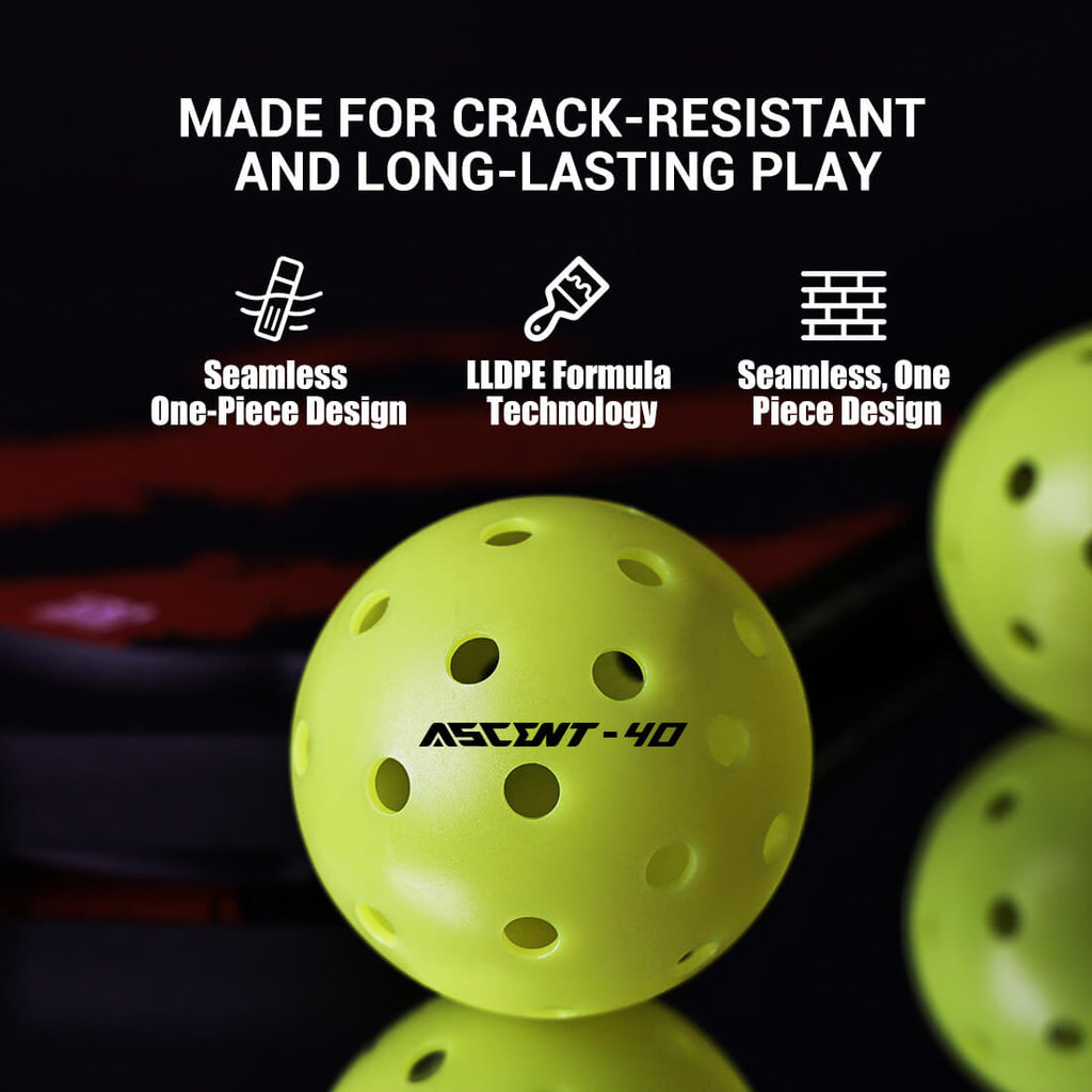 Ascent Outdoor Tournament Pickleballs