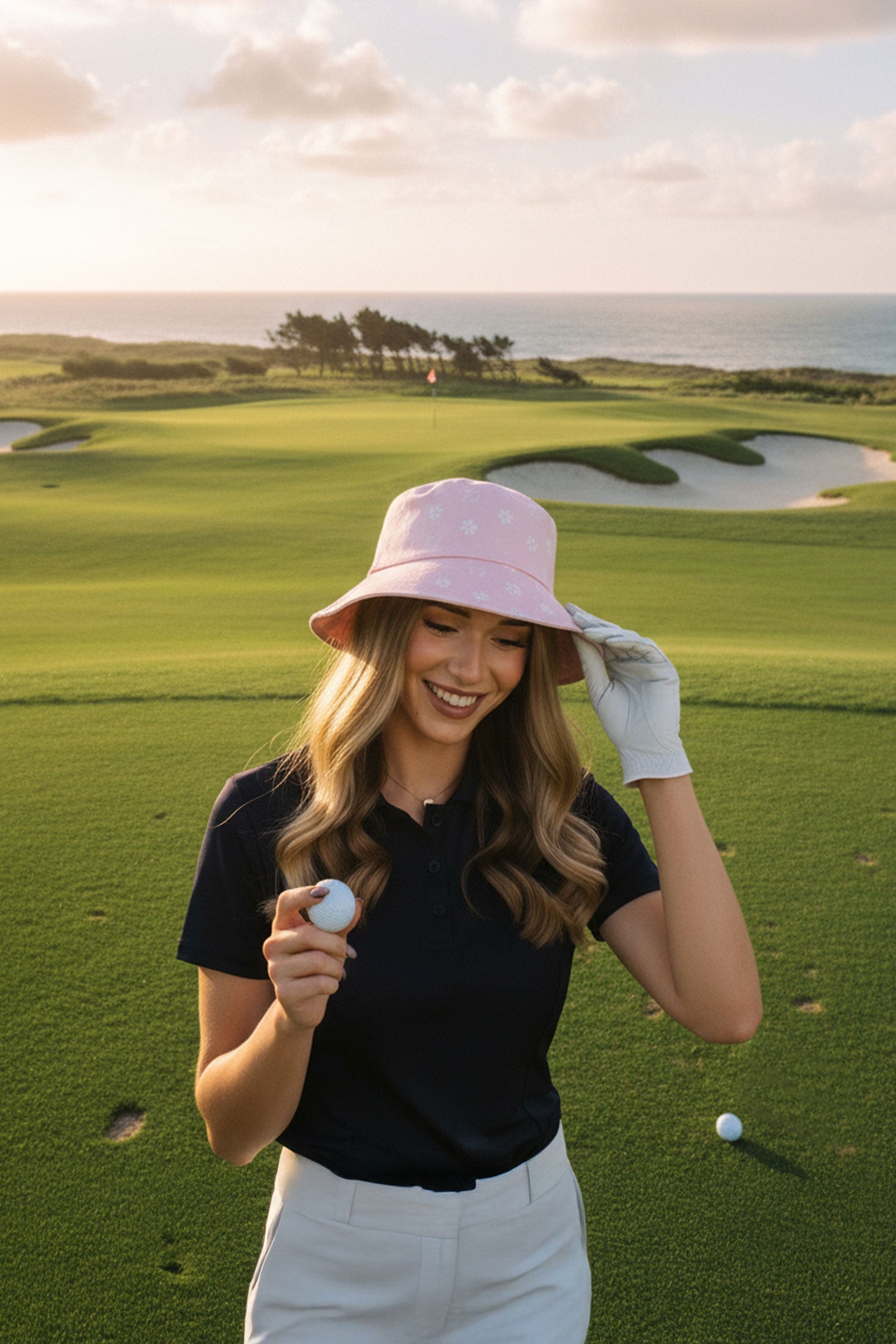 Bucket Hat in Pink