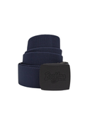 BooYaa Belt - Adjustable Navy Stretch with Black Alloy Buckle