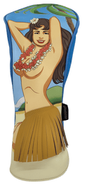Aloha Girl Embroidered Driver Headcover by ReadyGOLF