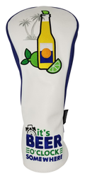 Beer O'Clock Somewhere Embroidered Driver Headcover by ReadyGOLF