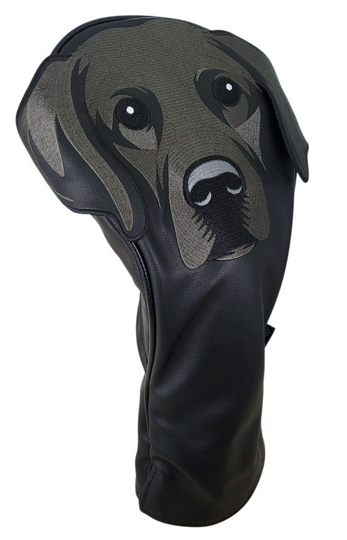 Black Labrador Embroidered Classic Driver Headcover by ReadyGOLF
