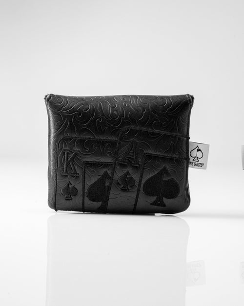 Blackout Ace of Spades - Center Shaft Mallet Putter Cover