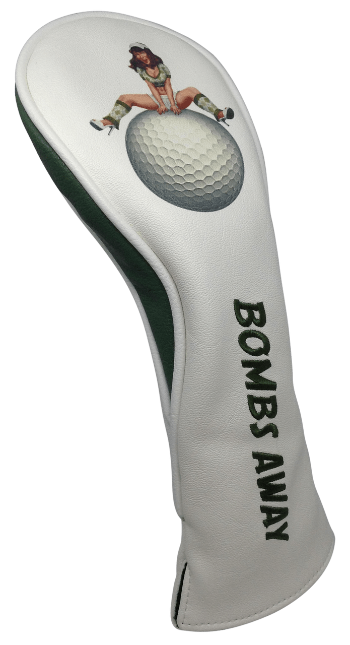 Bombs Away! Embroidered Pinup Hybrid Headcover by ReadyGOLF