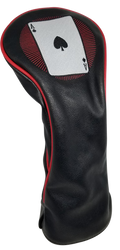 Casino: Ace of Spades Embroidered Driver Headcover by ReadyGOLF