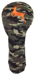 Camo Embroidered Driver Headcover by ReadyGOLF - Deer Hunter