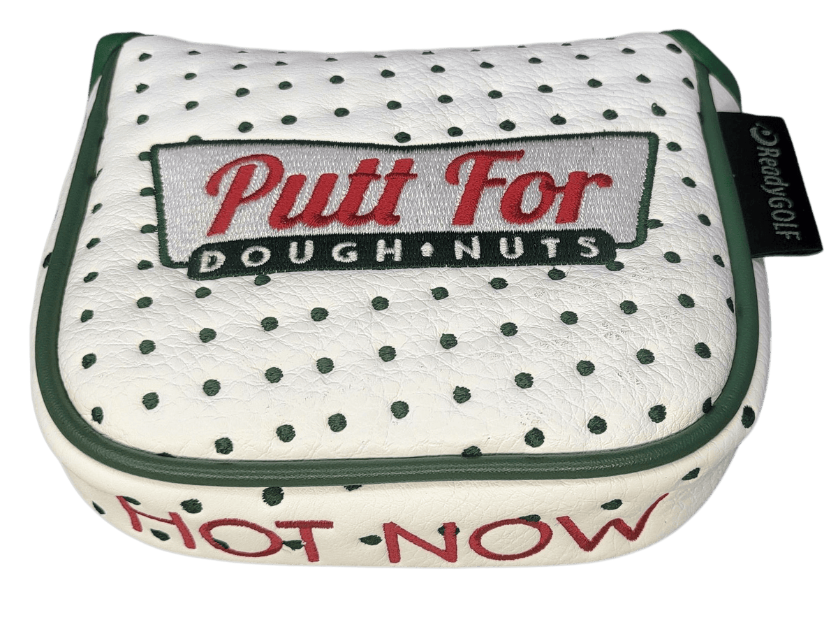 L.A.B. MEZZ OZ Embroidered Center-Shafted Putter Cover by ReadyGOLF - Donut Box (Putt for Dough-Nuts)