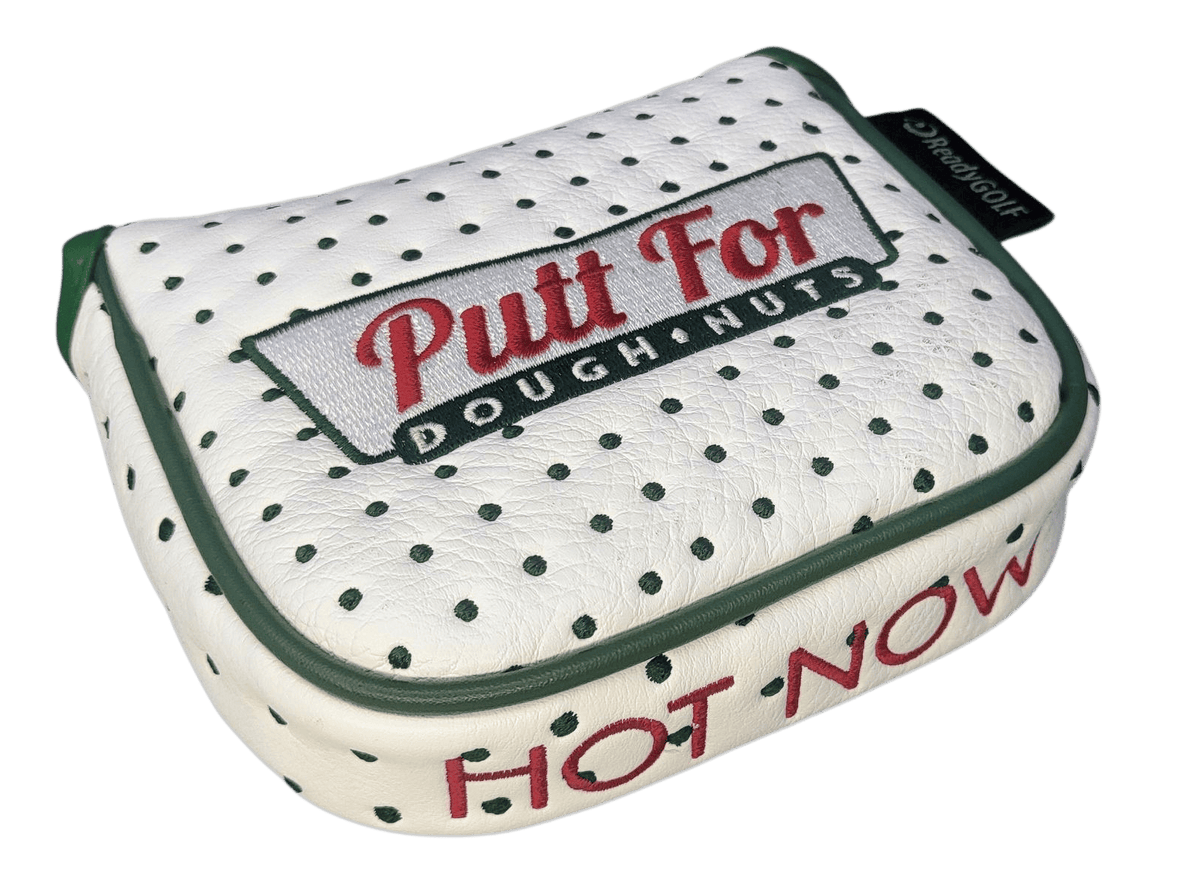 TaylorMade Spider ZT Center-Shafted Putter Cover by ReadyGOLF - Donut Box (Putt for Dough-Nuts)