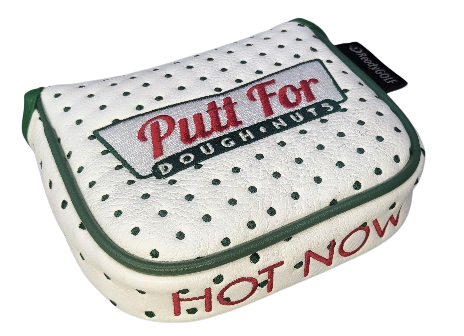 L.A.B. MEZZ OZ Embroidered Center-Shafted Putter Cover by ReadyGOLF - Donut Box (Putt for Dough-Nuts)