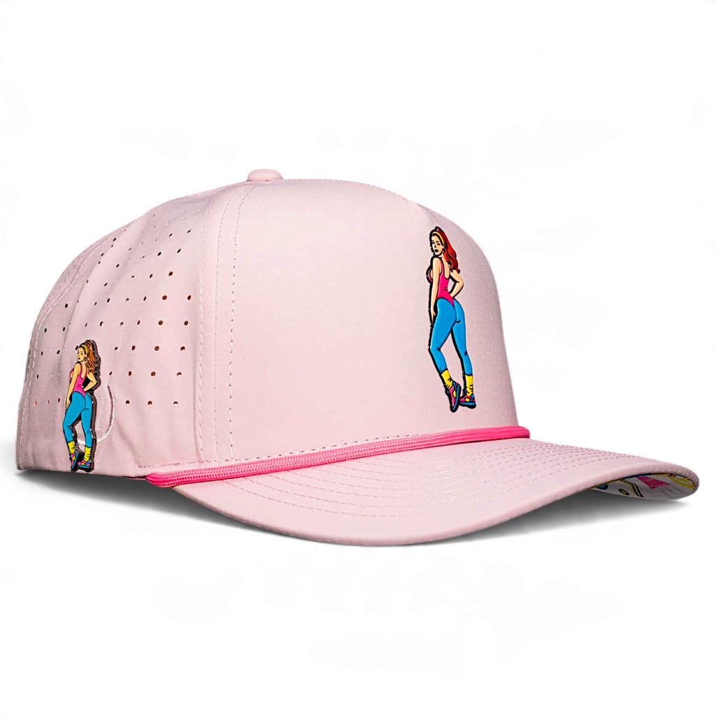 Aerobic Angel Golf Hat | Snapback Cap | Built-in Magnetic Ball Marker Holder + Marker Included | Adjustable | Yoga