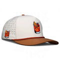 Old Fashioned Golf Hat | Snapback Cap | Built-in Magnetic Ball Marker Holder + Marker Included | Adjustable
