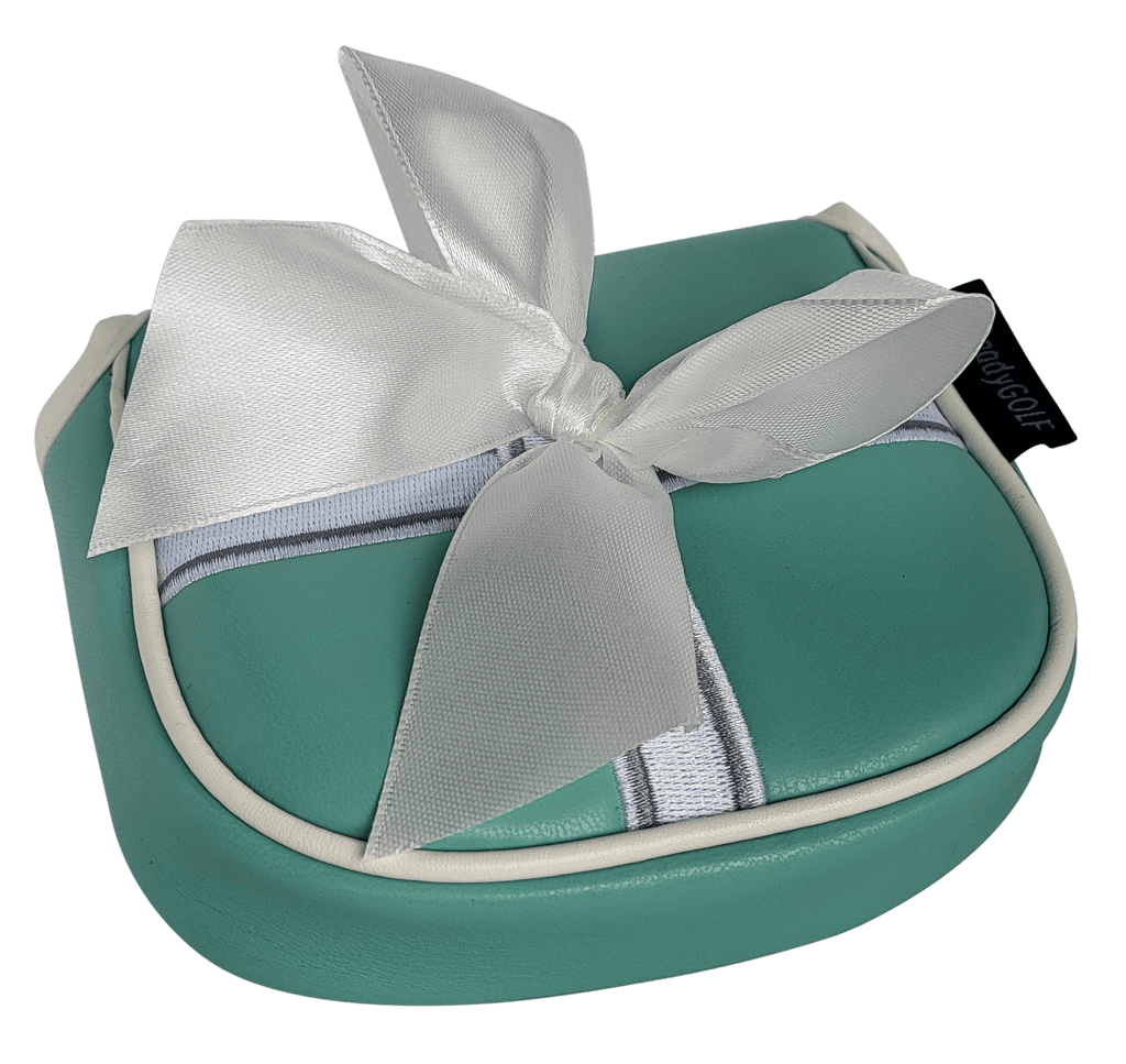 Gift Box (Blue) Embroidered Mallet Putter Cover by ReadyGOLF