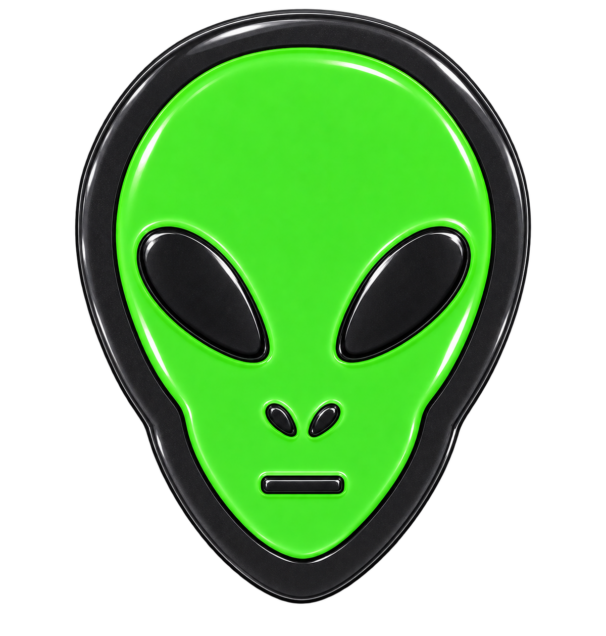 Green Alien Ball Marker & Hat Clip by ReadyGOLF