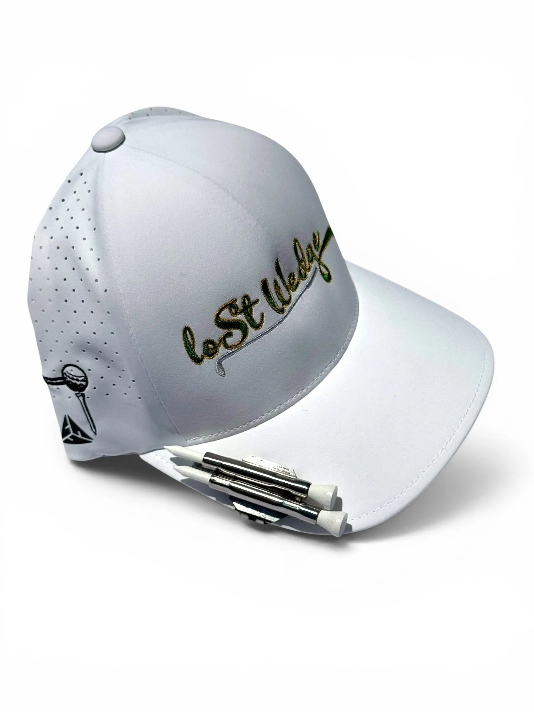 The Tee Clip® V.V (V.5) Premium Kit | 304 Stainless Steel Magnetic Golf Multi-Tool | Dual Tee Holder, Removable Divot Tool, Ball Marker | Duo Clip™ Dual Magnet Hat Clip | USA Made | Patent Pending