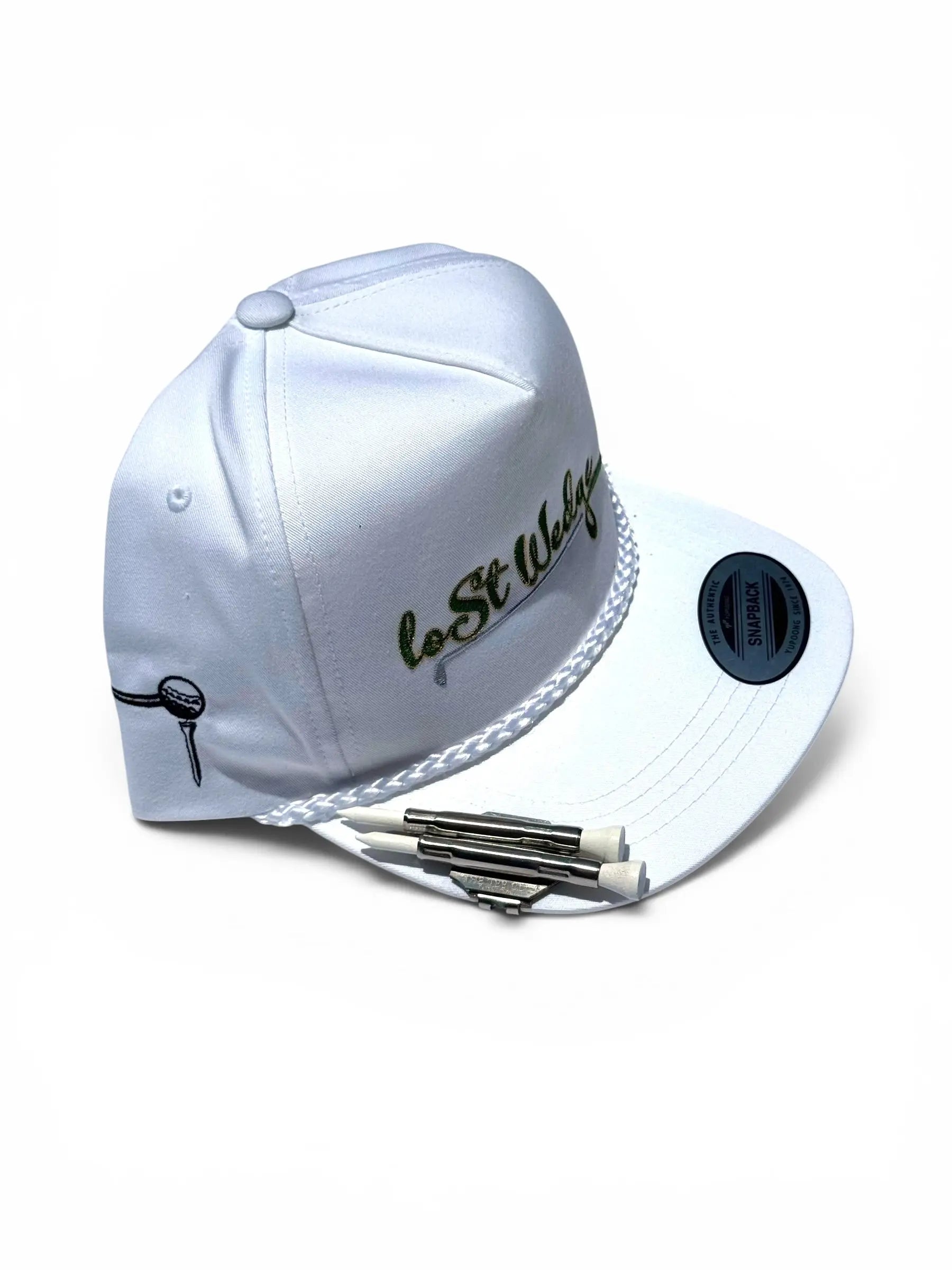The Tee Clip® V.V (V.5) Premium Kit | 304 Stainless Steel Magnetic Golf Multi-Tool | Dual Tee Holder, Removable Divot Tool, Ball Marker | Duo Clip™ Dual Magnet Hat Clip | USA Made | Patent Pending