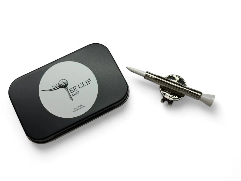 The Tee Clip® MINI: USA Made | Magnetic Golf Multi Tool - Golf Tee Holder, Ball Marker, Putting Alignment & Divot Repair