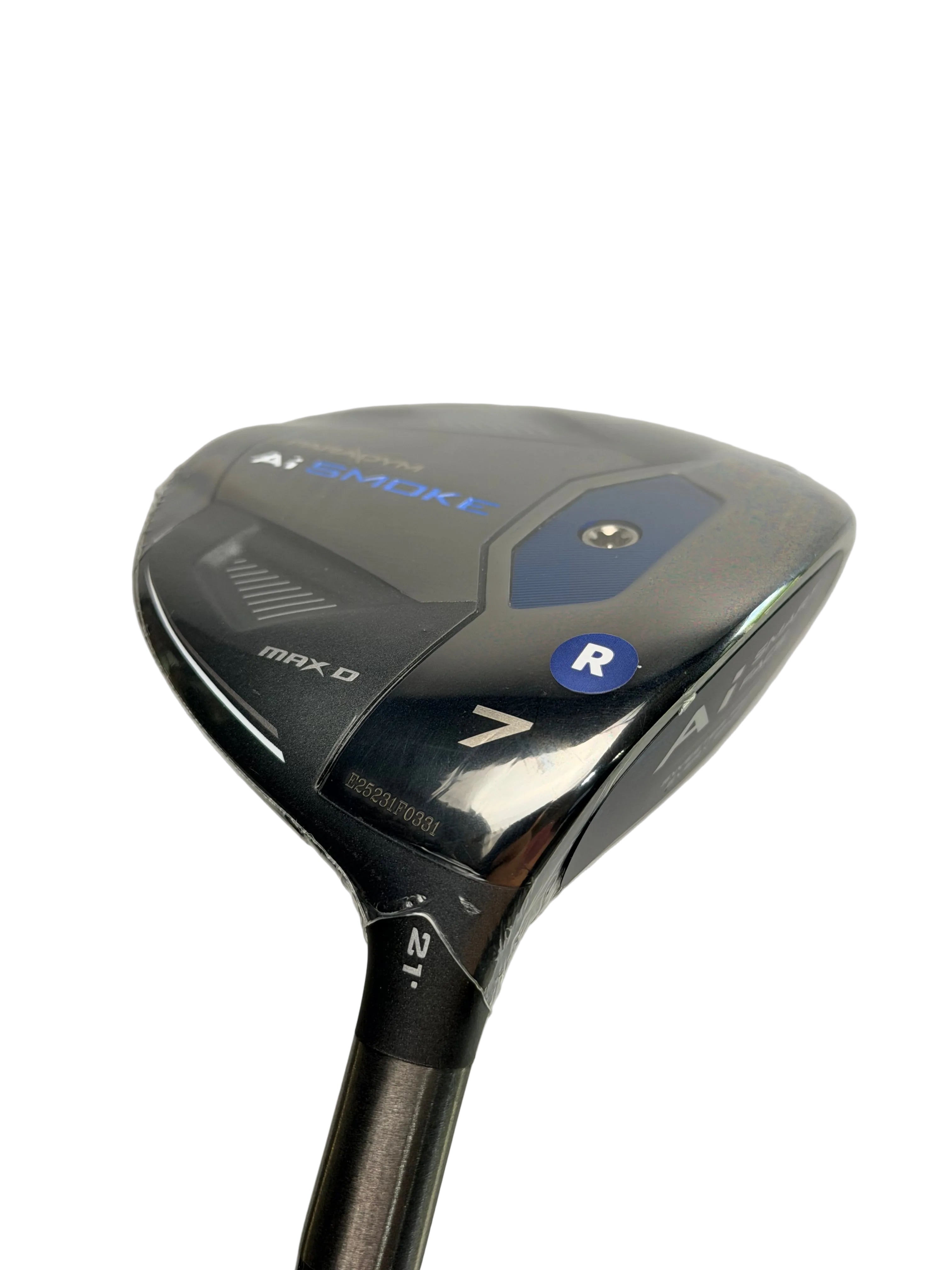 Callaway NEW Ai Smoke Max D 7 Wood 21° Cypher Black 50g Regular Flex 42"