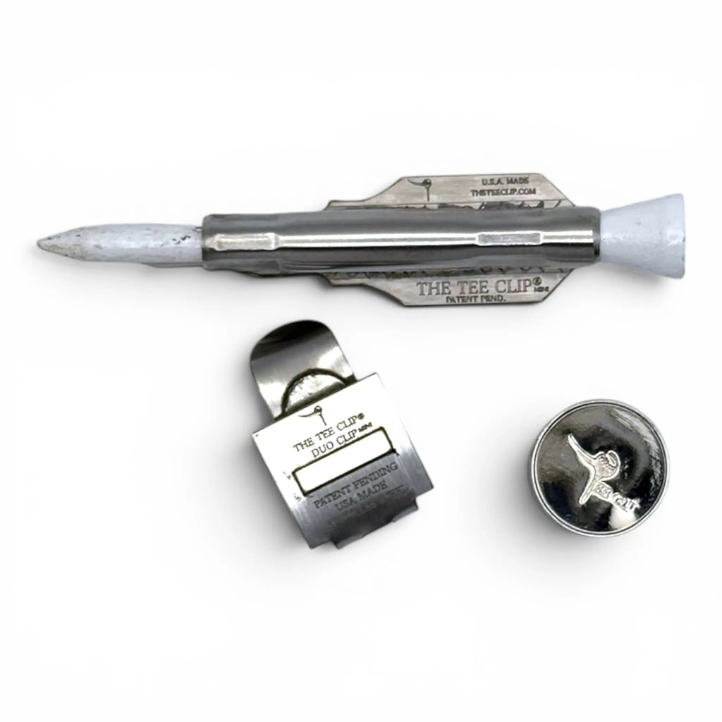 The Tee Clip® MINI V.V – Patent Pending Compact Magnetic Golf Multi-Tool System