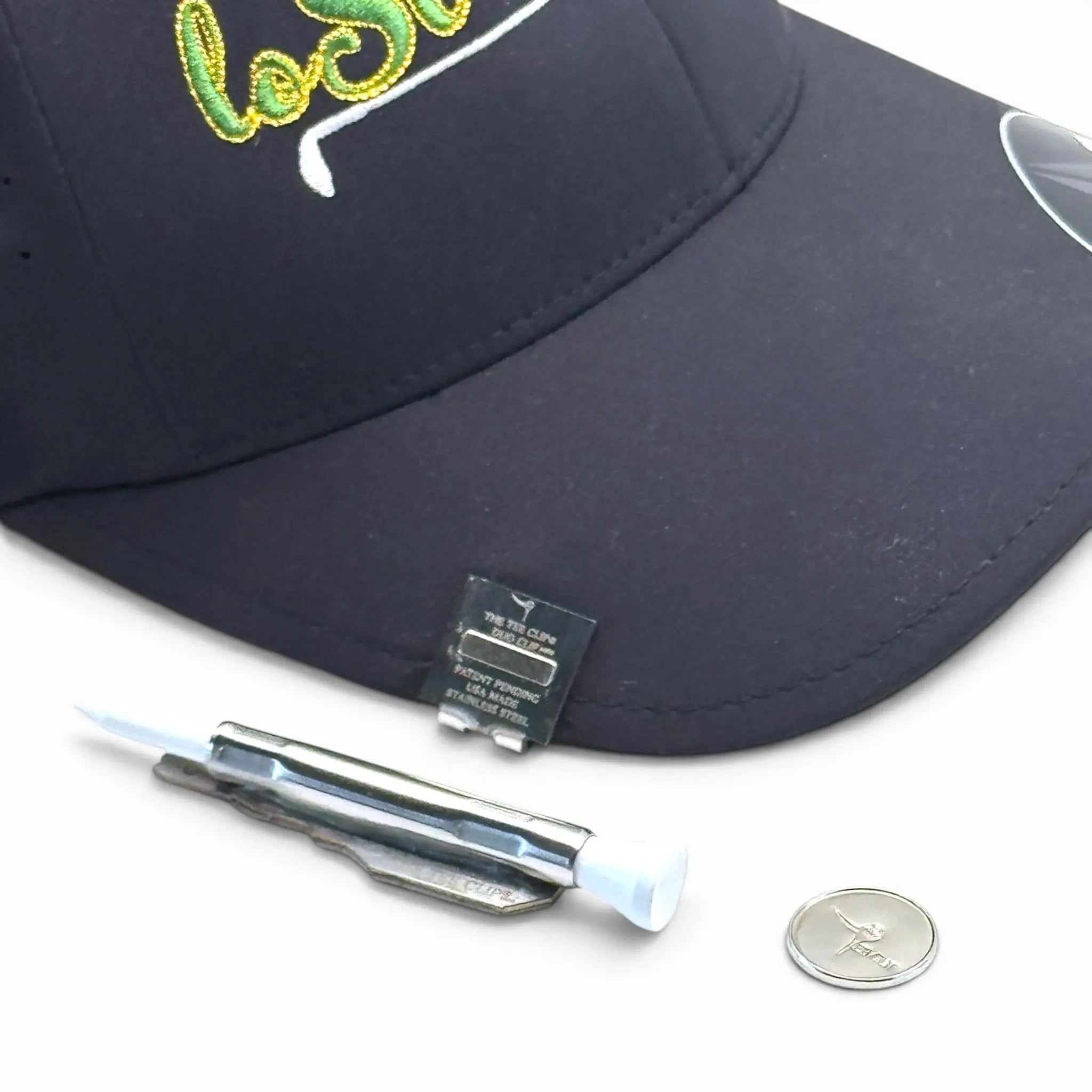 The Tee Clip® MINI V.V – Patent Pending Compact Magnetic Golf Multi-Tool System
