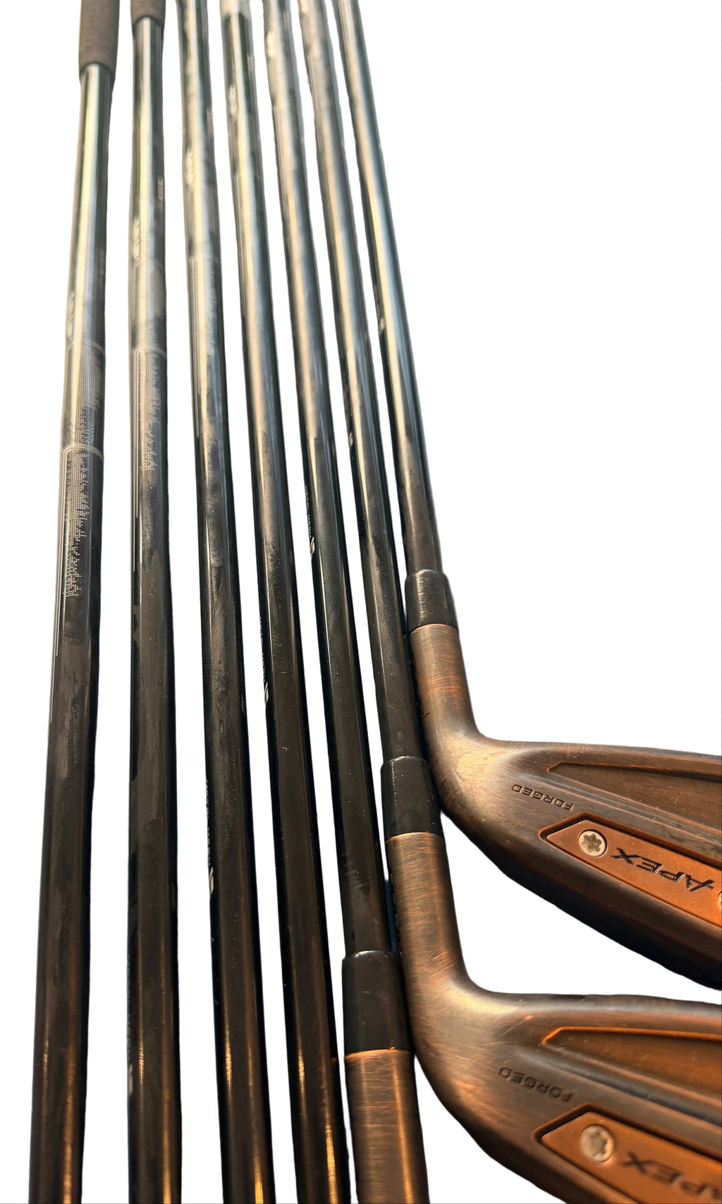 Callaway Apex Ai300 Brushed Copper 5-AW MMT 80g Stiff Flex Irons (Used)
