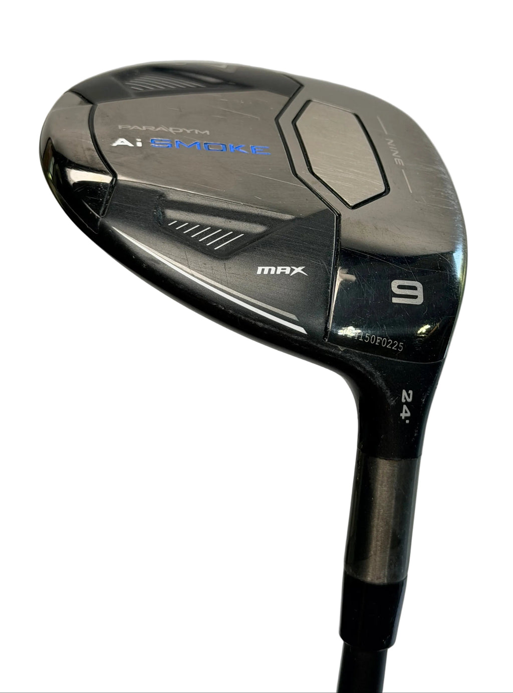 Callaway Ai Smoke 9 Wood 24° Cypher Black 50g Senior Flex (Used)