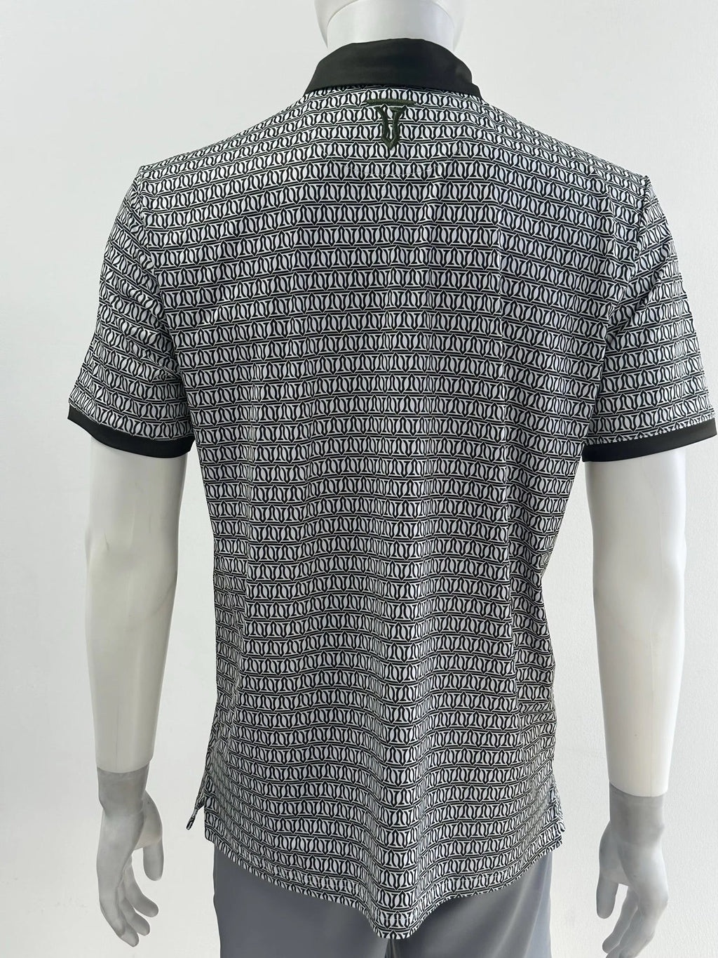 Sage Green Mosaic Performance Polo