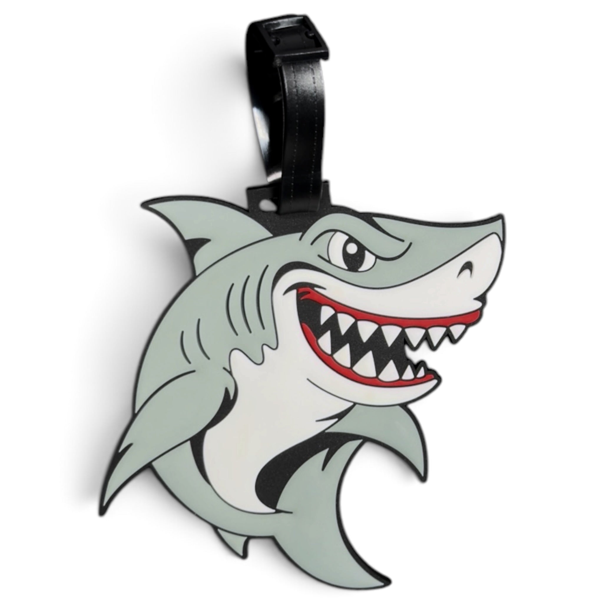 Great White Shark Clip-On Tag | Multi-Use Bag Tag, Travel Tag, Golf Accessory