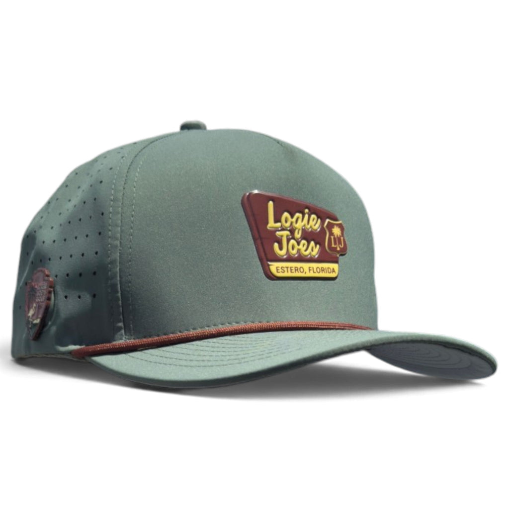 Estero Outpost Golf Hat | Snapback Cap | Built-in Magnetic Ball Marker Holder + Marker Included | Adjustable | Parks & Recreation