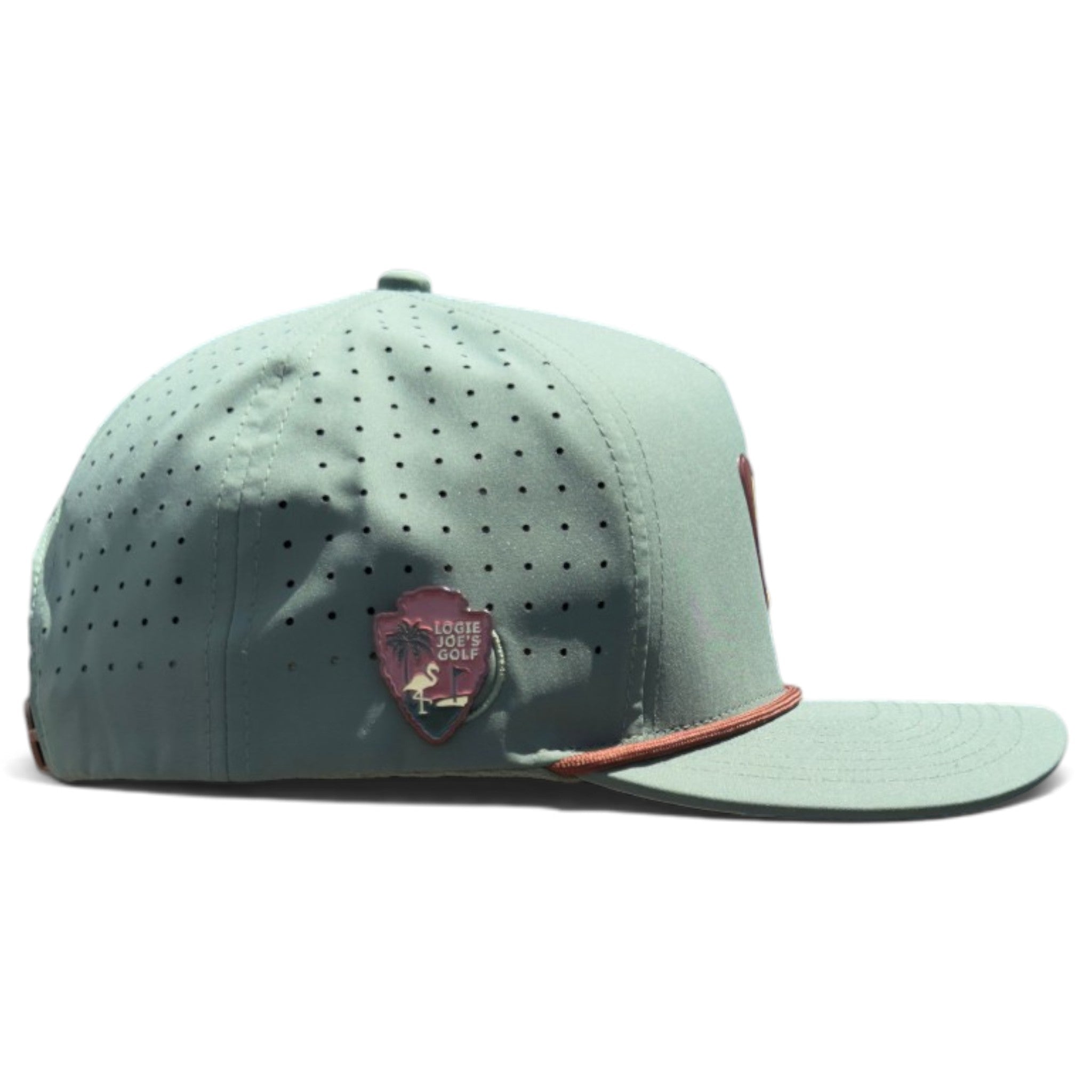 Estero Outpost Golf Hat | Snapback Cap | Built-in Magnetic Ball Marker Holder + Marker Included | Adjustable | Parks & Recreation
