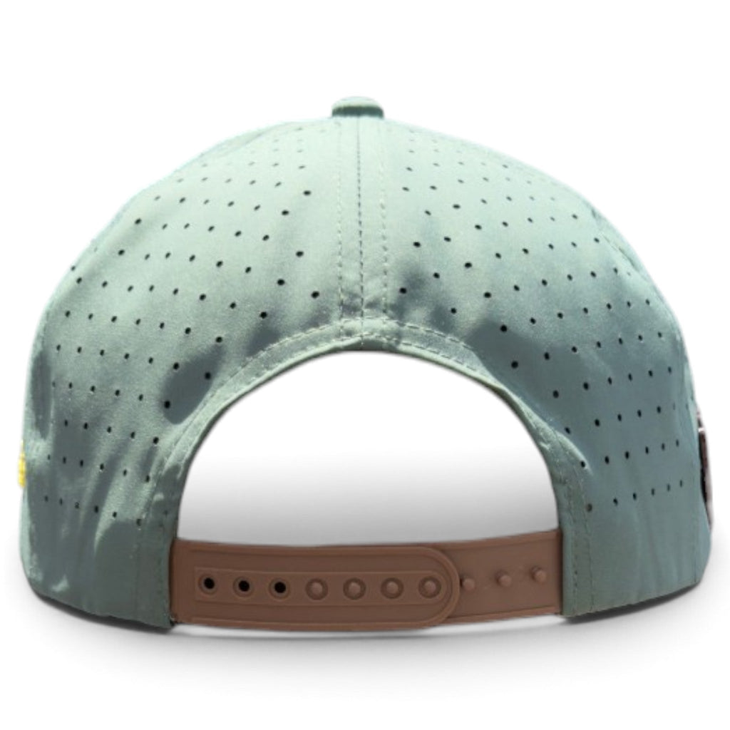 Estero Outpost Golf Hat | Snapback Cap | Built-in Magnetic Ball Marker Holder + Marker Included | Adjustable | Parks & Recreation