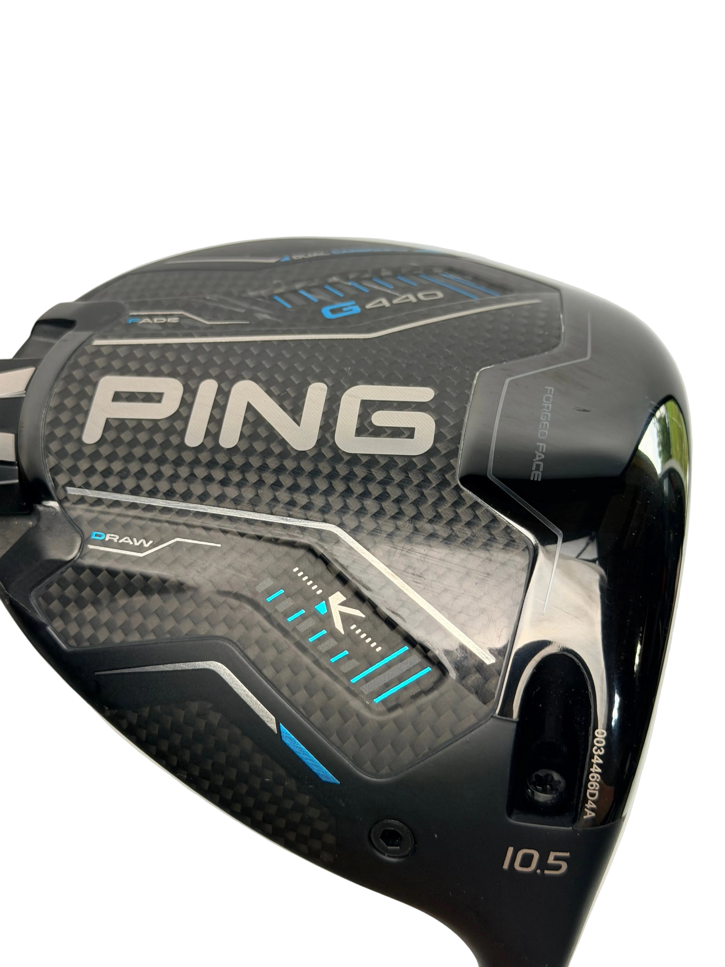 Ping G440 K Driver 10.5° Tour 2.0 Chrome 65 Stiff Flex (Used)