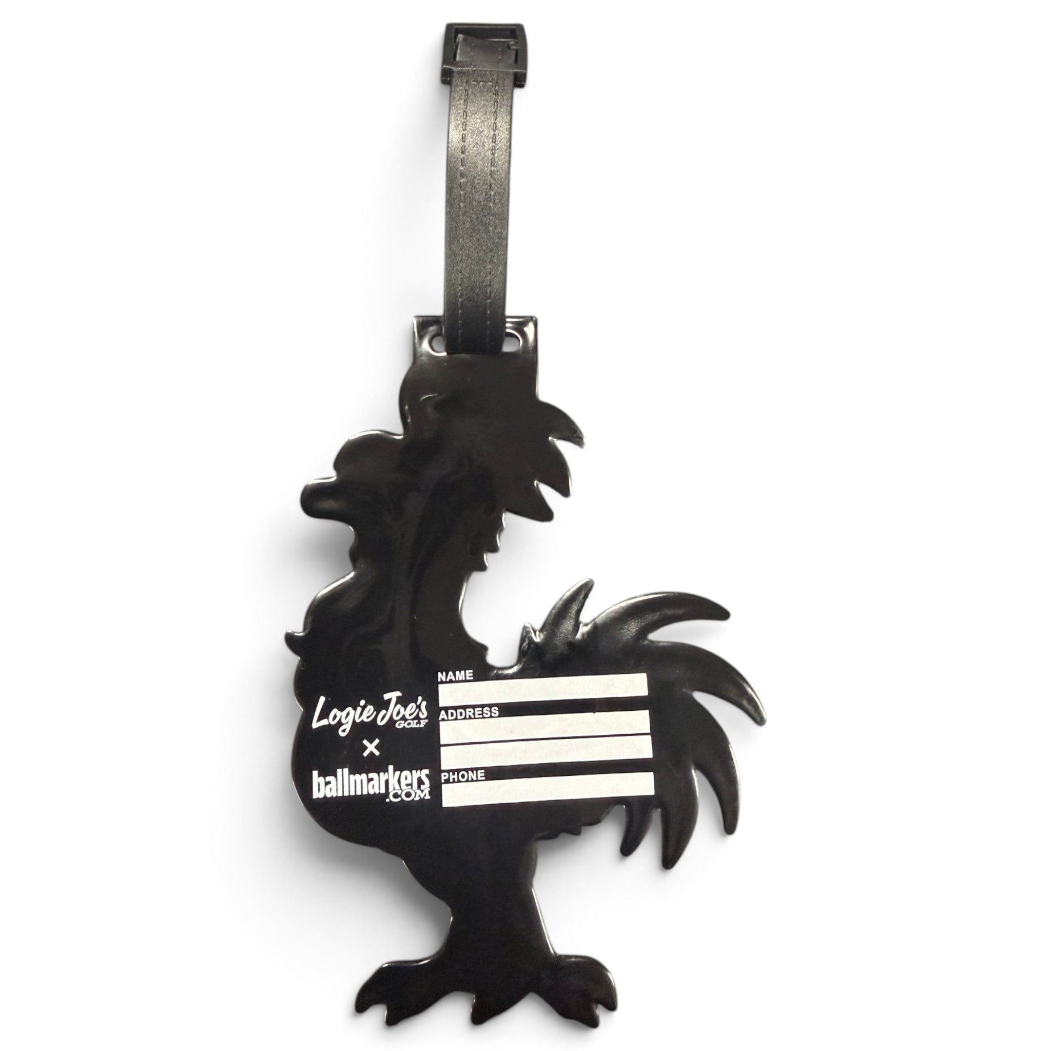 Rooster Clip-On Tag | Multi-Use Bag Tag, Travel Tag, Golf Accessory