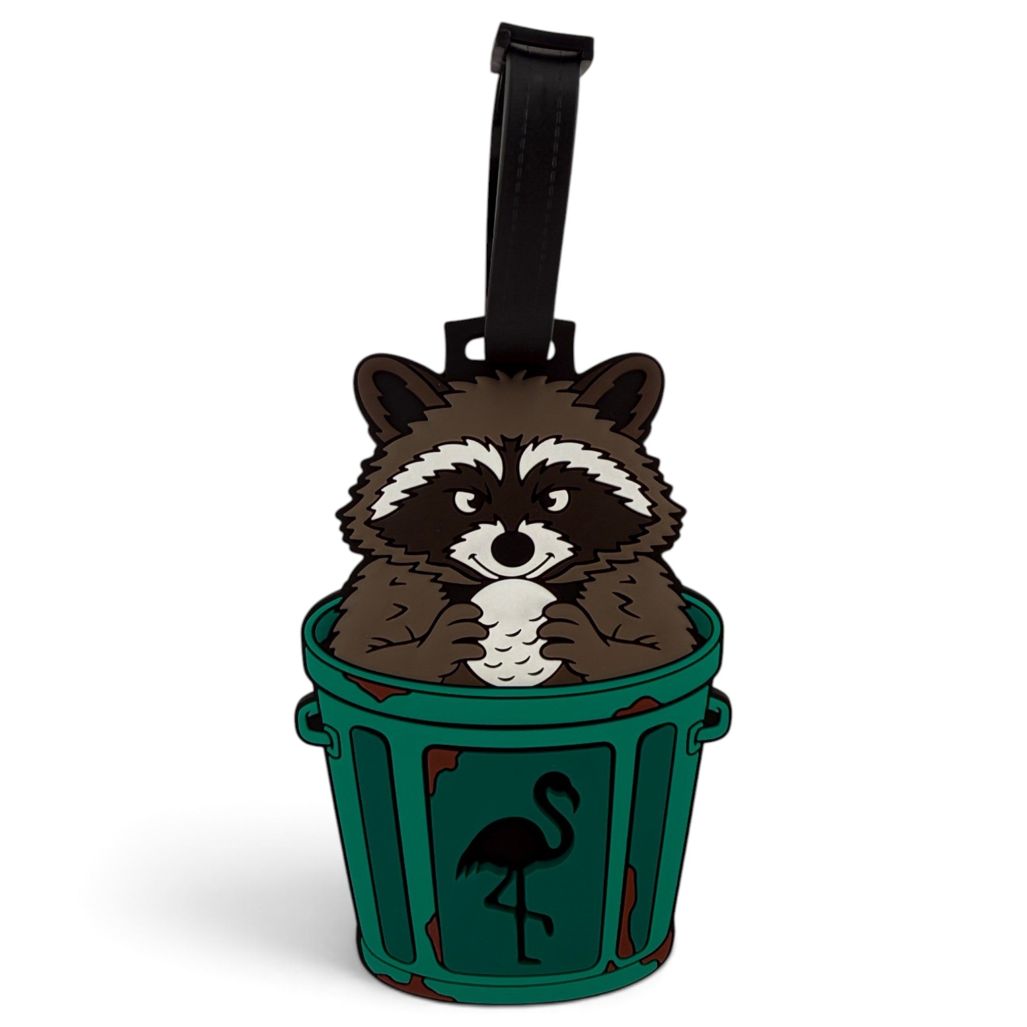 Trash Panda Clip-On Tag | Multi-Use Bag Tag, Travel Tag, Golf Accessory