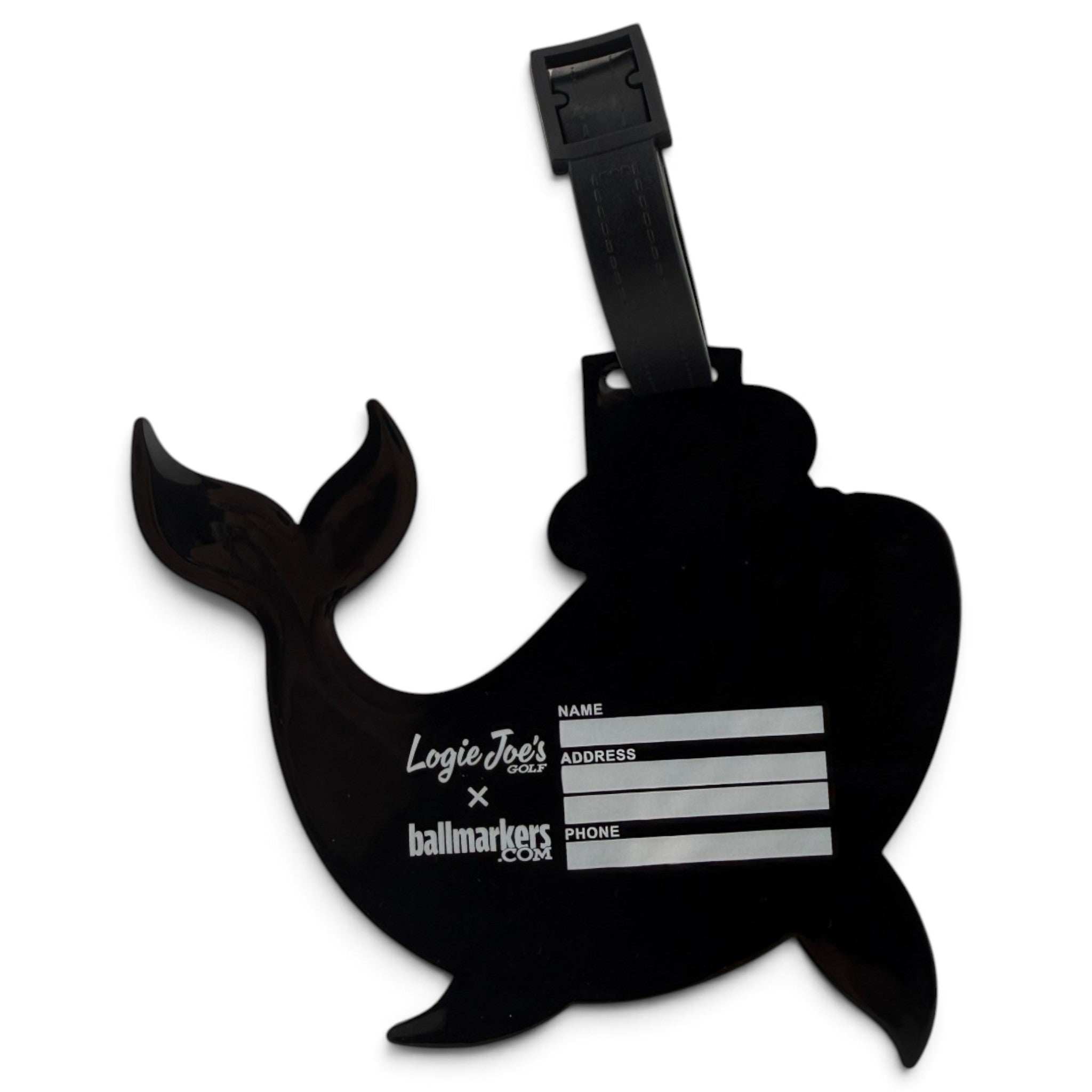 Blue Whale Clip-On Tag | Multi-Use Bag Tag, Travel Tag, Golf Accessory